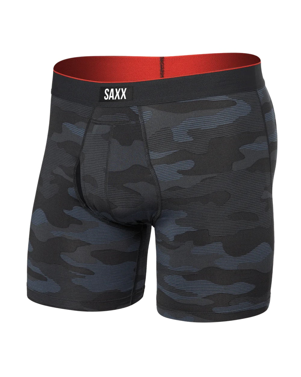 Saxx Multi-Sport Mesh Boxer Brief - Remote Camo Faded Black