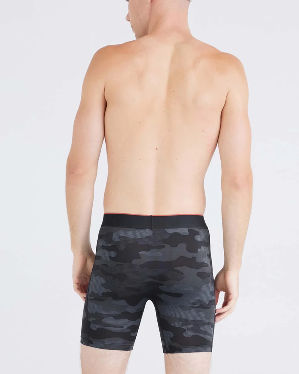 Saxx Multi-Sport Mesh Boxer Brief - Remote Camo Faded Black