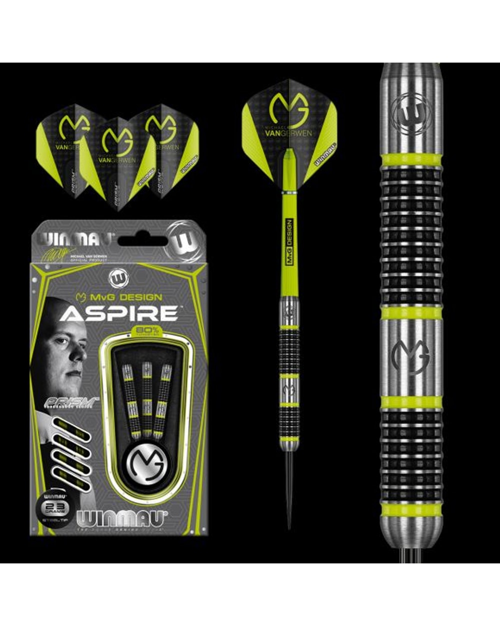 MVG Aspire 80% Tungsten Alloy Dart Set
