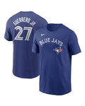 Fanatics Toronto Blue Jays Name & Number Valdimir Guerrero Jr. Royal T-Shirt