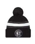 NBA Knitfold E3 Stripe Cuffed Pom Knit Toque