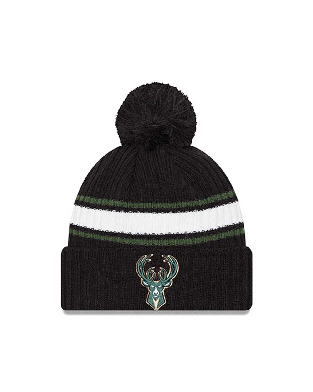 NBA Knitfold E3 Stripe Cuffed Pom Knit Toque