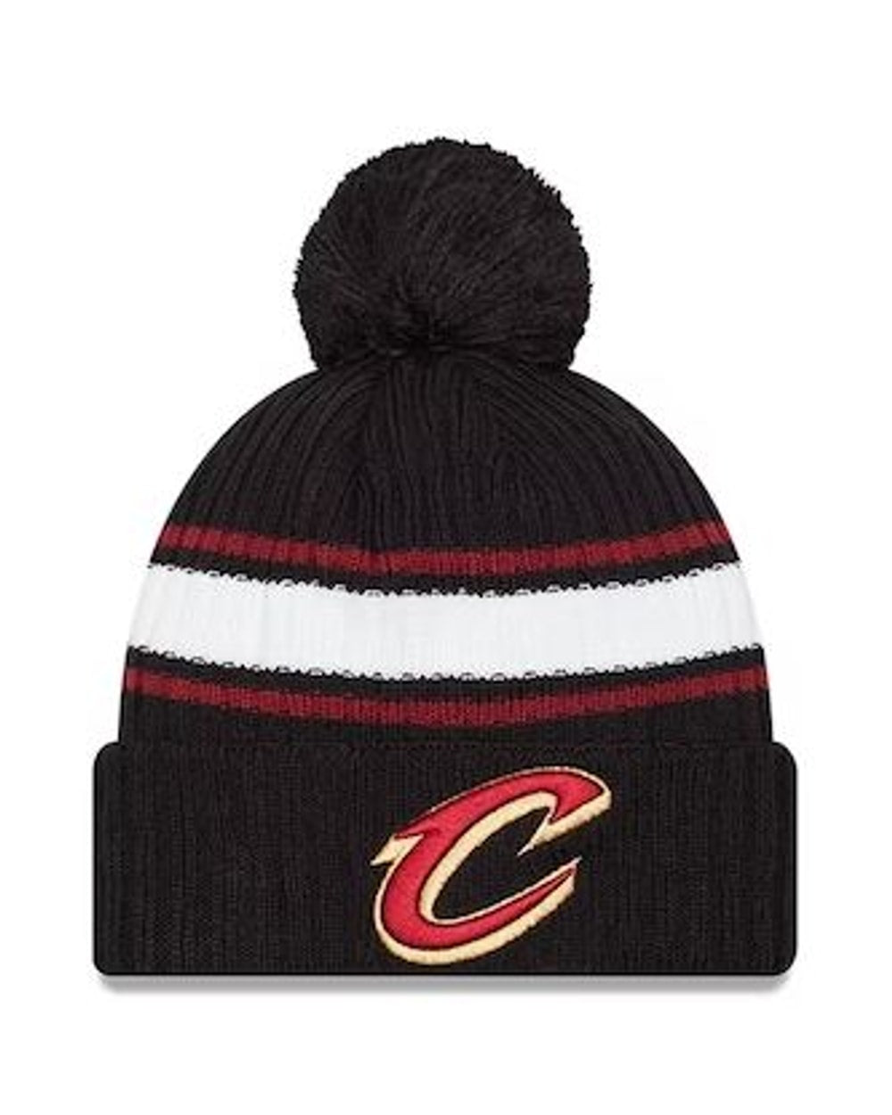NBA Knitfold E3 Stripe Cuffed Pom Knit Toque