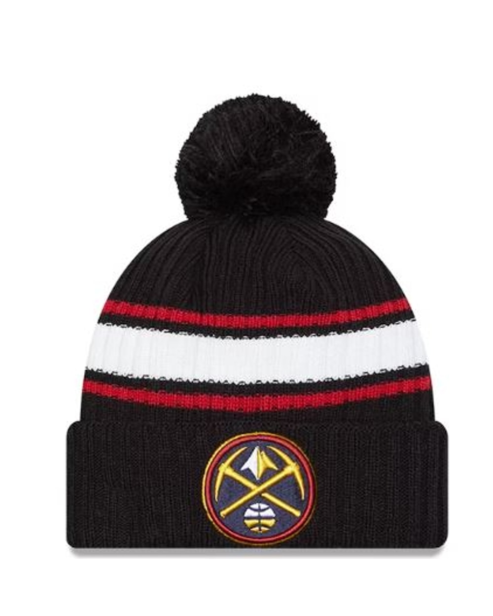 NBA Knitfold E3 Stripe Cuffed Pom Knit Toque