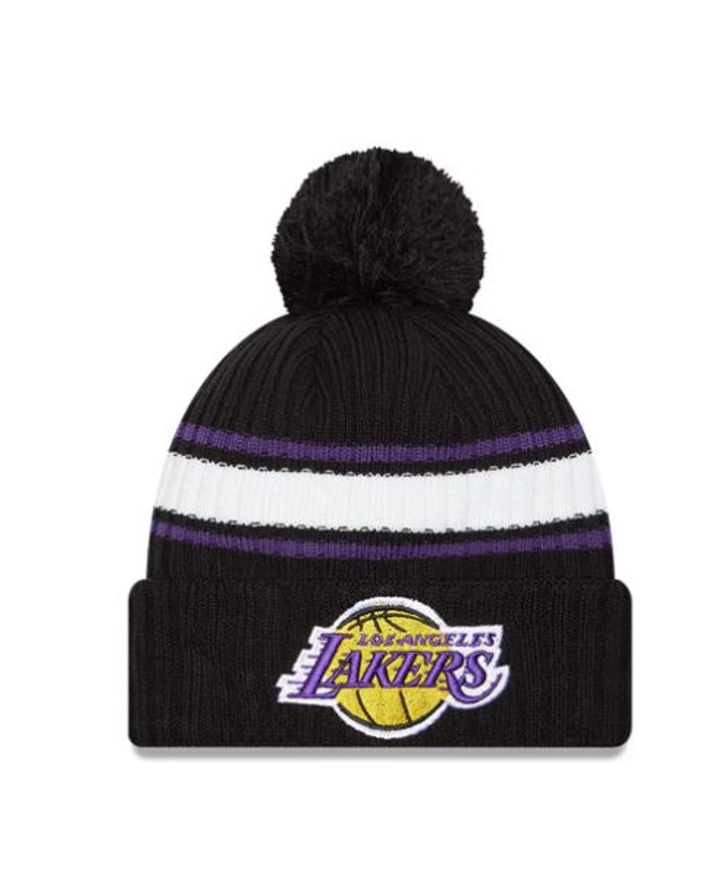 NBA Knitfold E3 Stripe Cuffed Pom Knit Toque