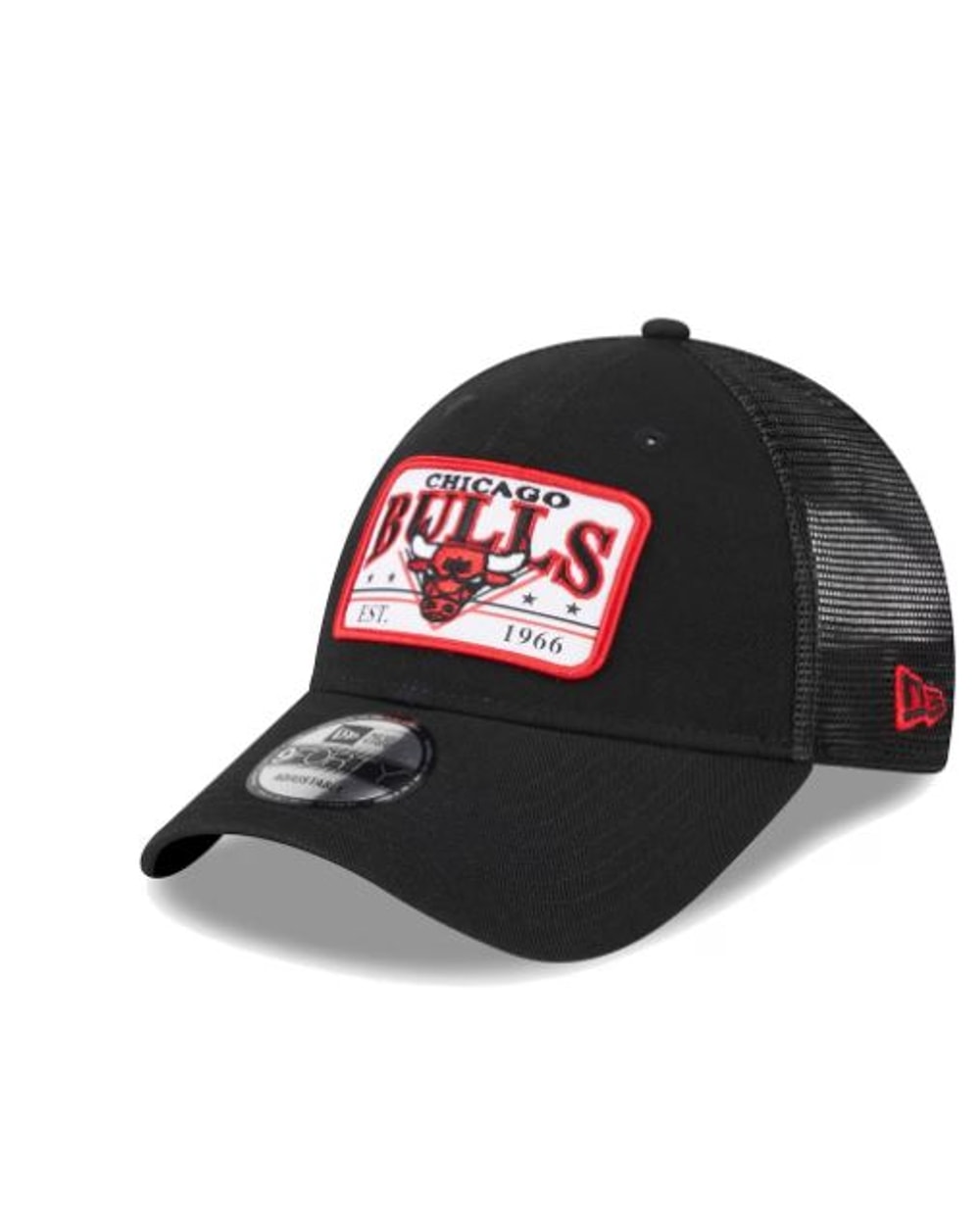 NBA Plate Oversized Patch Trucker 9FORTY Adjustable Hat