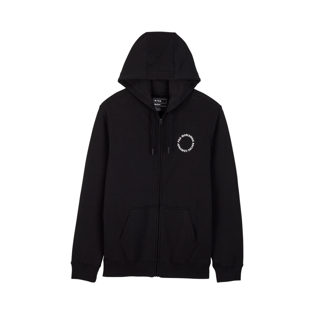Fox Next Level Zip Hoodie Black front
