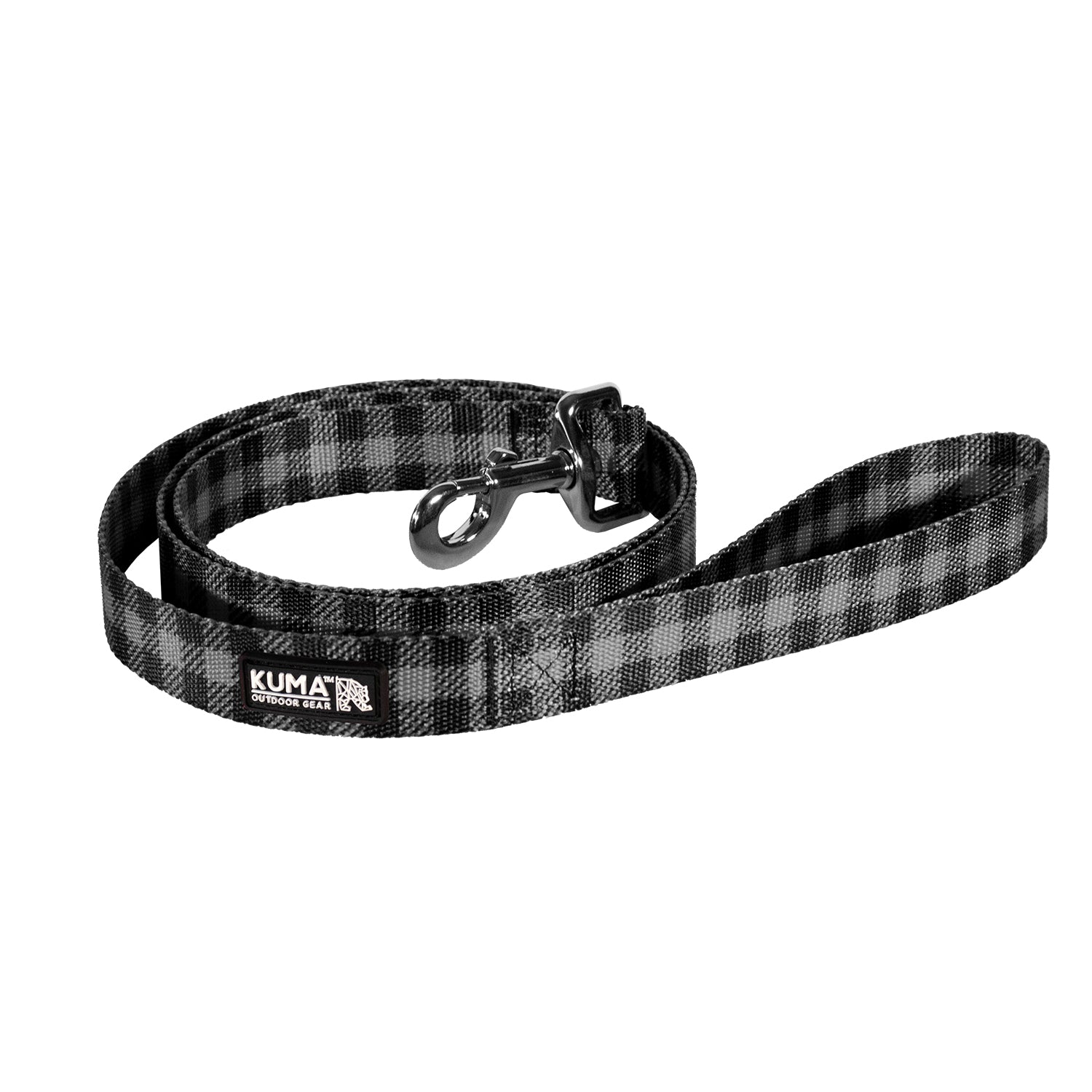 Kuma Lazy Bear Dog Leash - GREY/BLACK