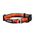 Kuma Backtrack Dog Collar - ORANGE/BROWN