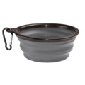 Kuma Collapsible Silicone Bowl - GREY/BLACK