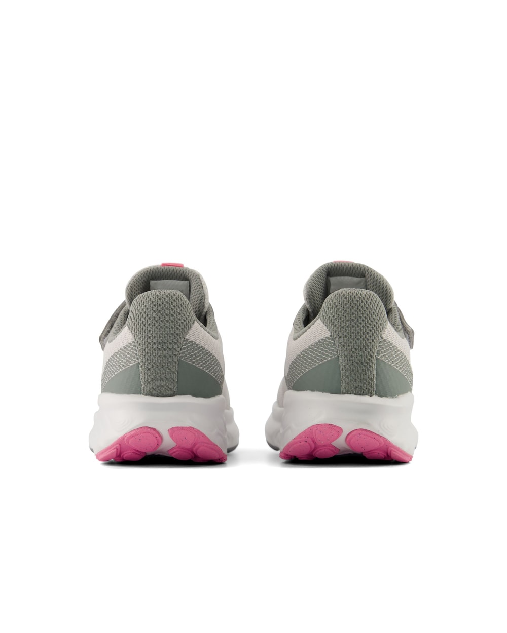 New Balance Kids' 520 Hook & Loop Grey/Pink outsole