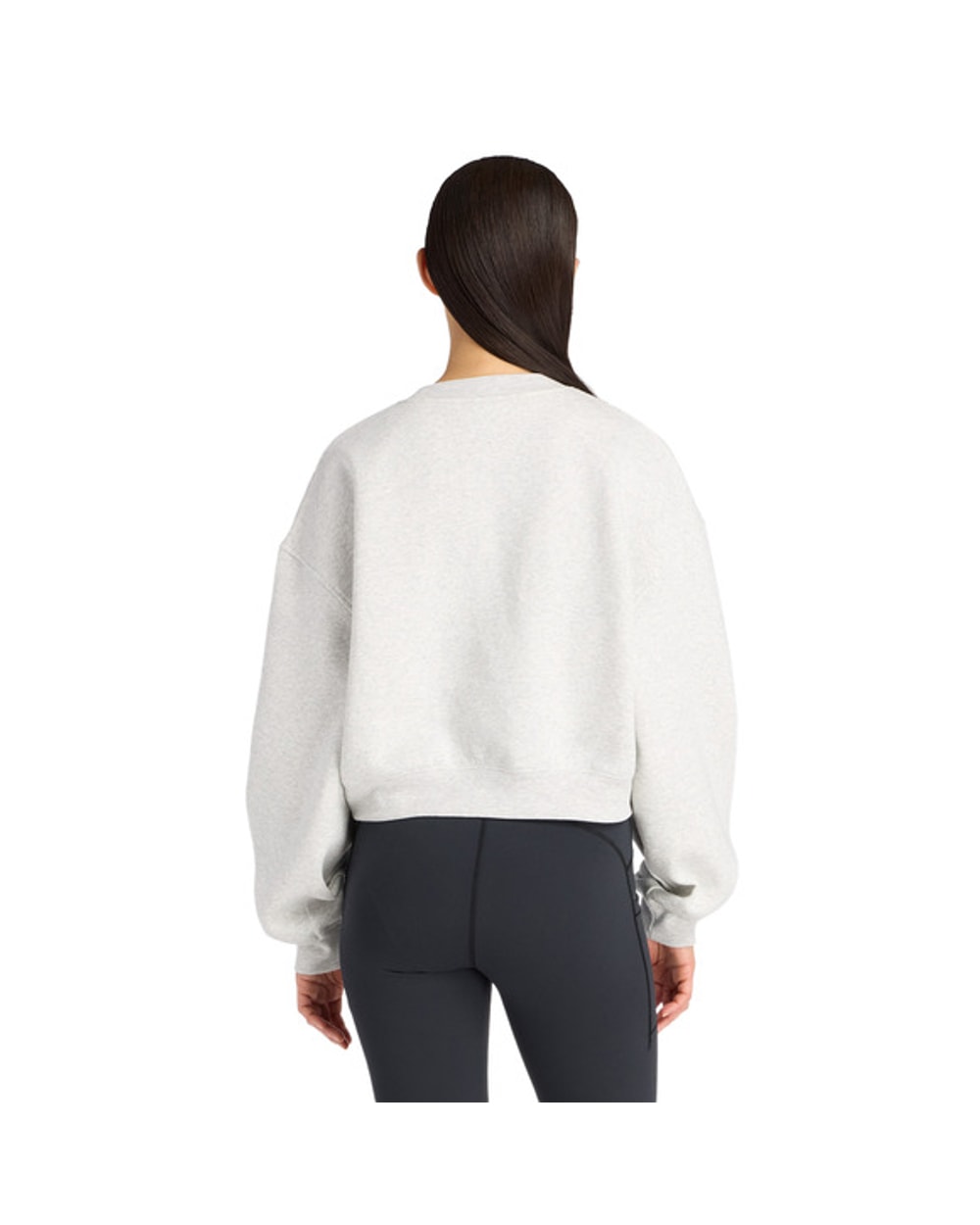 New Balance Women's Linear Heritage Fleece Crew Neck