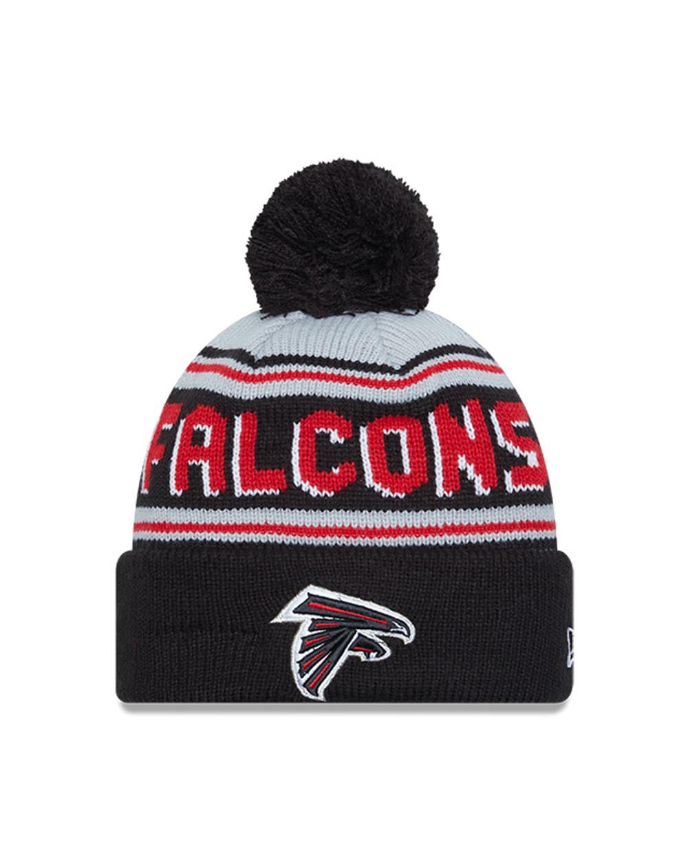 New Era Atlanta Falcons Cuffed Knit Hat with Pom