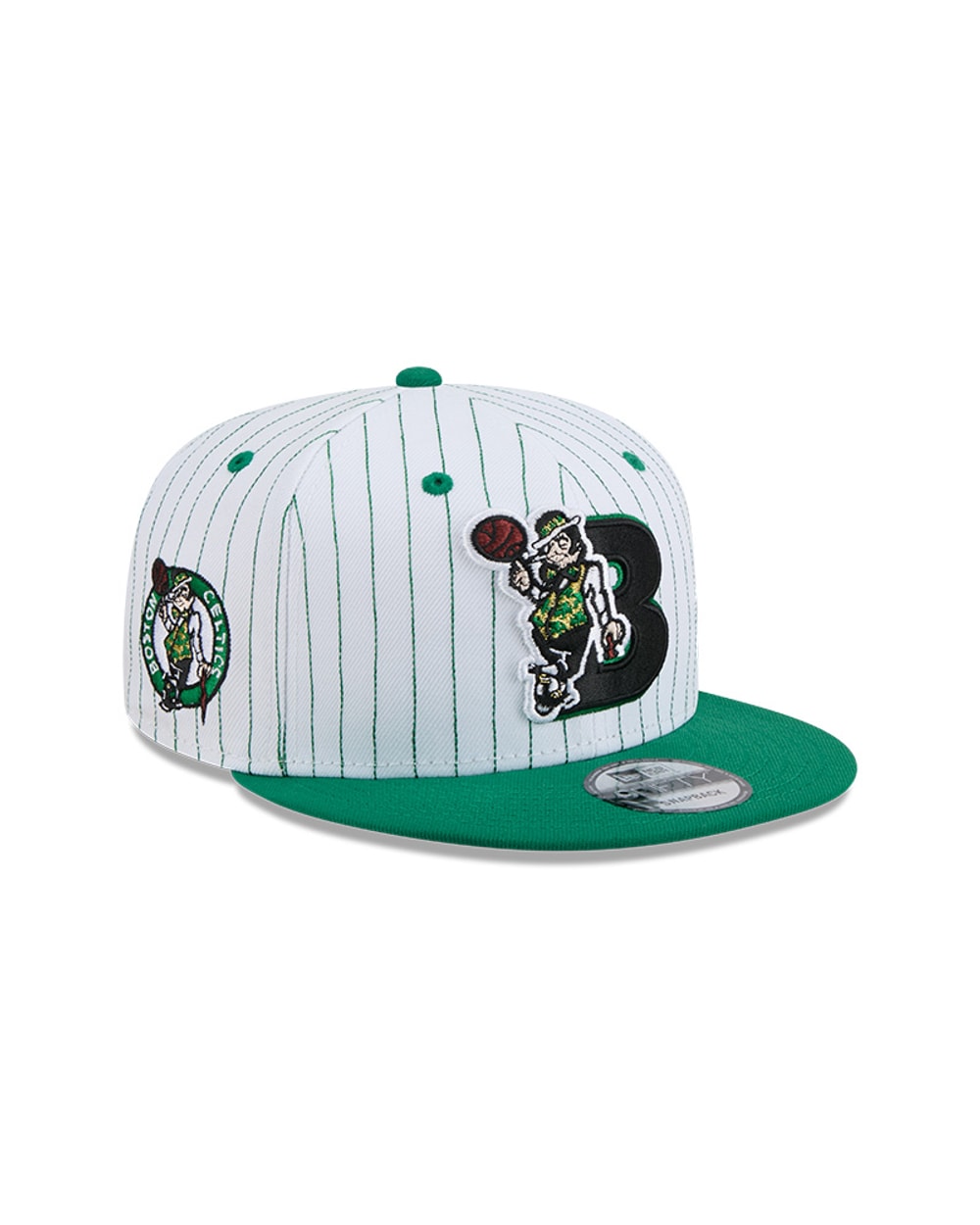 New Era Boston Celtics Deceptor Pinstripe 9FIFTY Snapback Hat