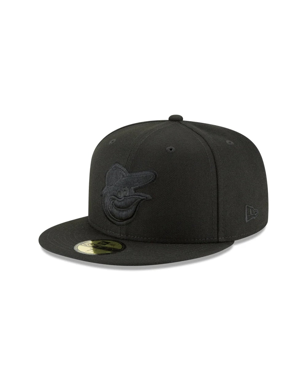 New Era Baltimore Orioles Authentic Collection Black On Black 59FIFTY Fitted Hat