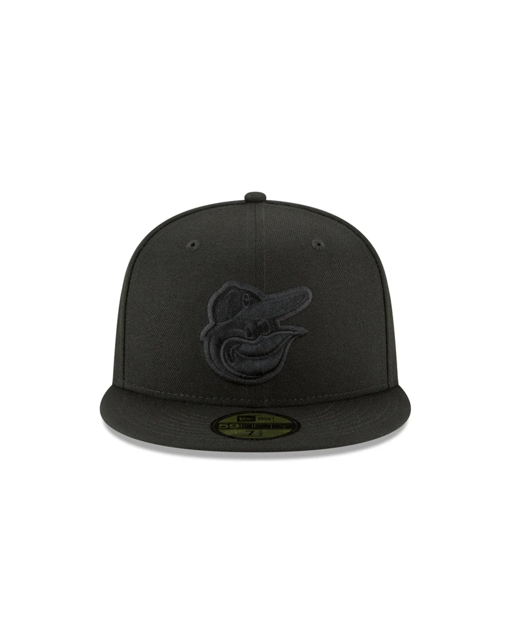New Era Baltimore Orioles Authentic Collection Black On Black 59FIFTY Fitted Hat