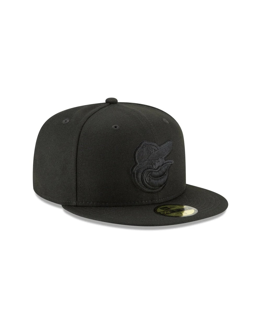 New Era Baltimore Orioles Authentic Collection Black On Black 59FIFTY Fitted Hat