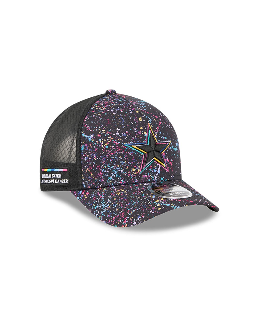 New Era Dallas Cowboys 2025 Crucial Catch 9FORTY M-Crown A-Frame Trucker Hat