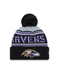 New Era Baltimore Ravens Cuffed Knit Hat with Pom