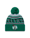 New Era Boston Celtics Cuffed Knit Hat with Pom
