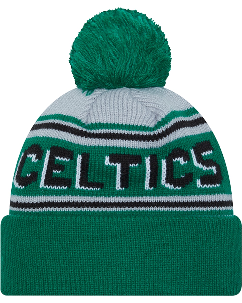 New Era Boston Celtics Cuffed Knit Hat with Pom