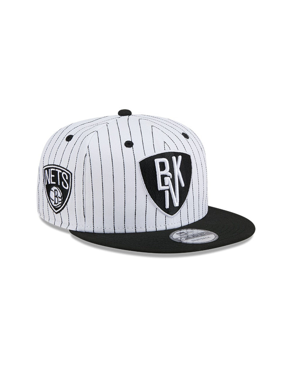 New Era Brooklyn Nets Deceptor Pinstripe 9FIFTY Snapback Hat