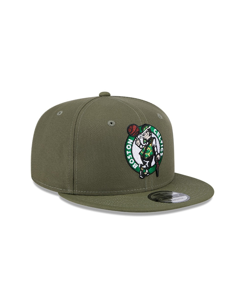New Era Boston Celtics Olive 9FIFTY Snapback Hat
