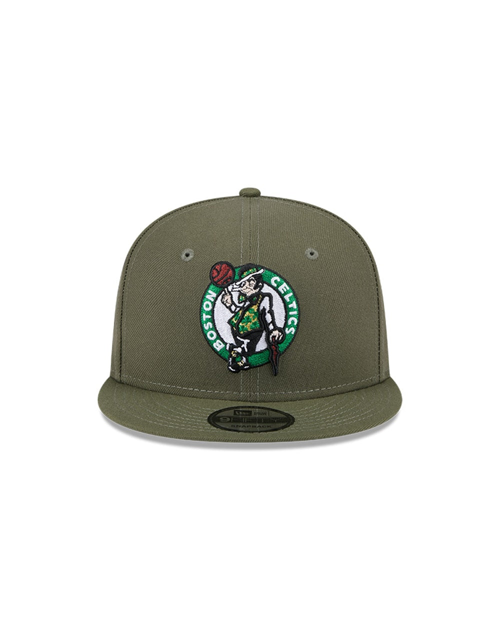 New Era Boston Celtics Olive 9FIFTY Snapback Hat