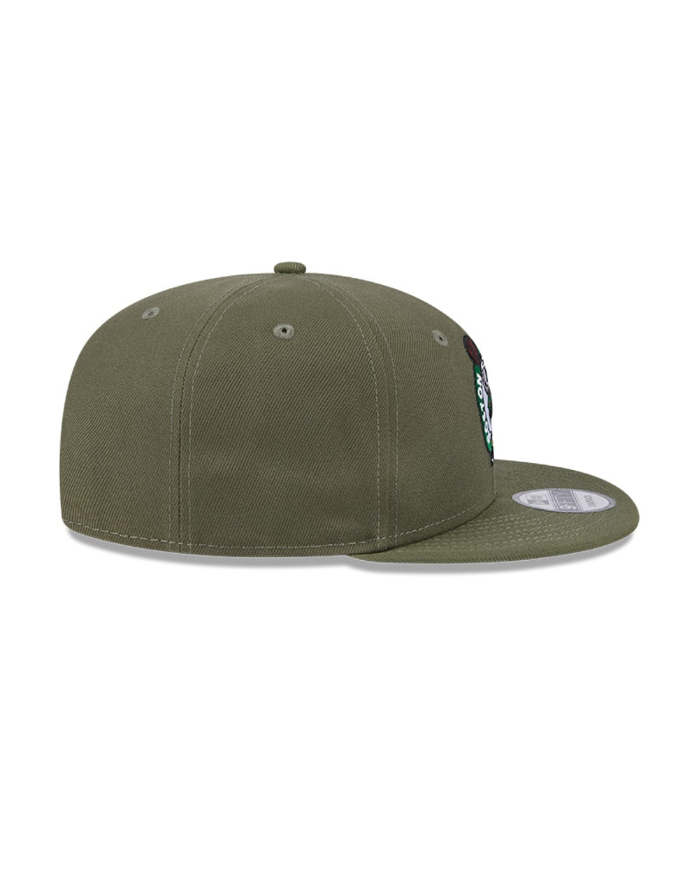 New Era Boston Celtics Olive 9FIFTY Snapback Hat