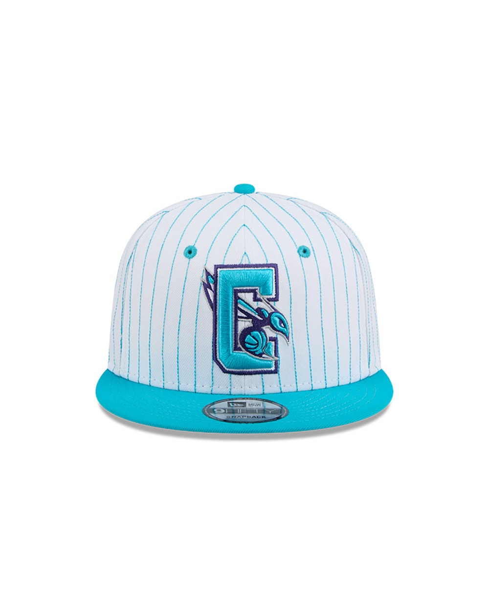 New Era Charlotte Hornets Deceptor Pinstripe 9FIFTY Snapback Hat