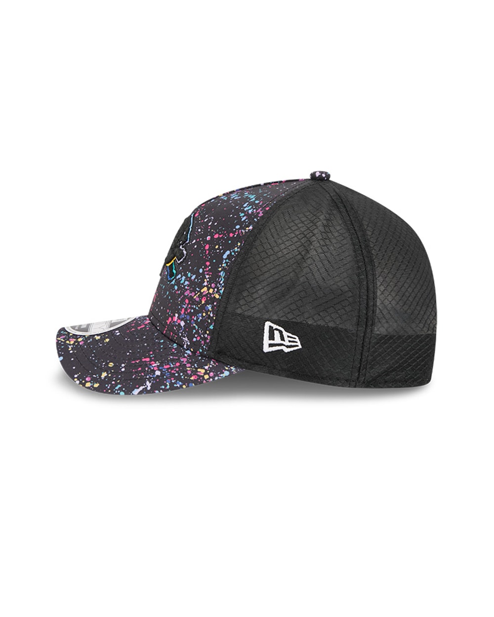 New Era Detroit Lions 2025 Crucial Catch 9FORTY M-Crown A-Frame Trucker Hat