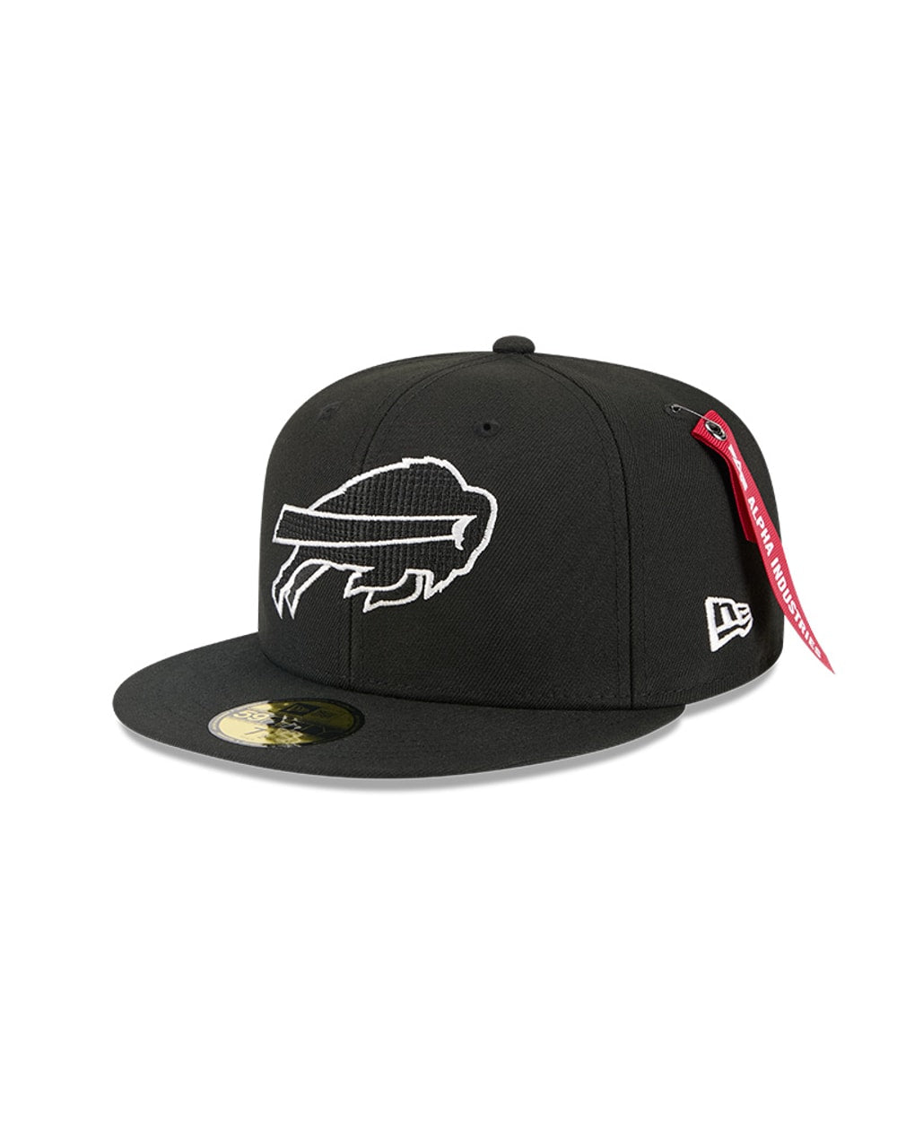 New Era Buffalo Bills Alpha Industries Black 59FIFTY Fitted Hat