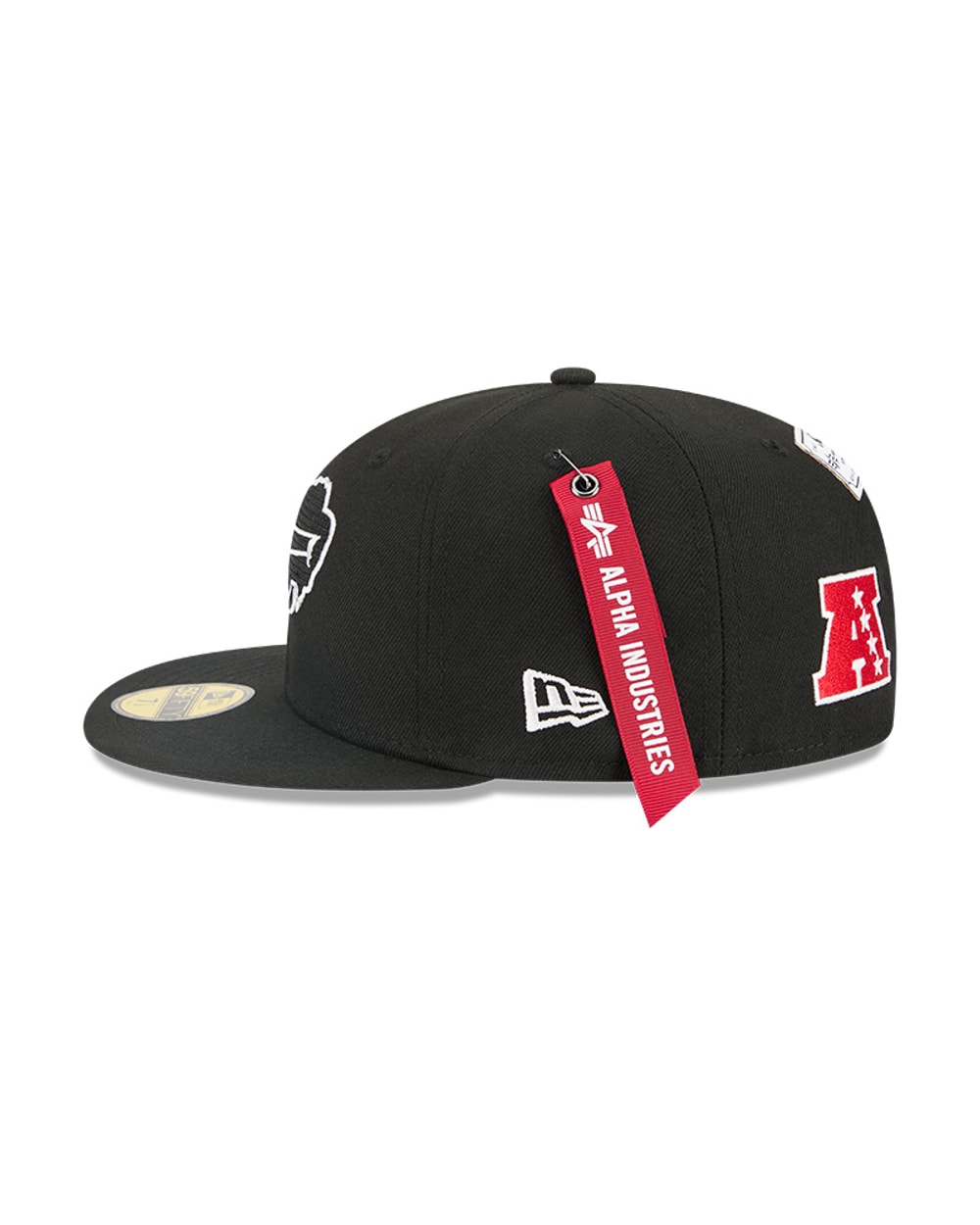New Era Buffalo Bills Alpha Industries Black 59FIFTY Fitted Hat