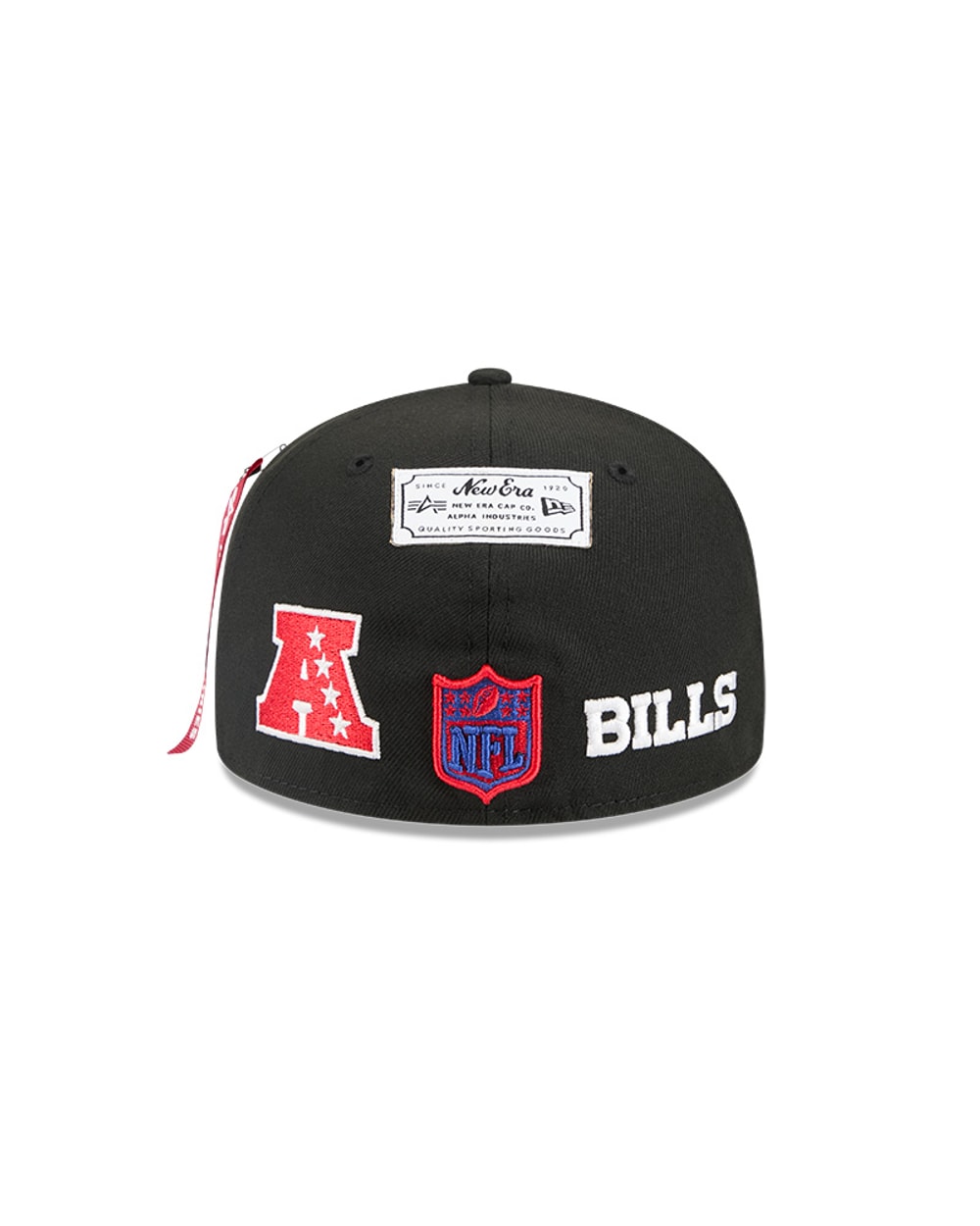 New Era Buffalo Bills Alpha Industries Black 59FIFTY Fitted Hat