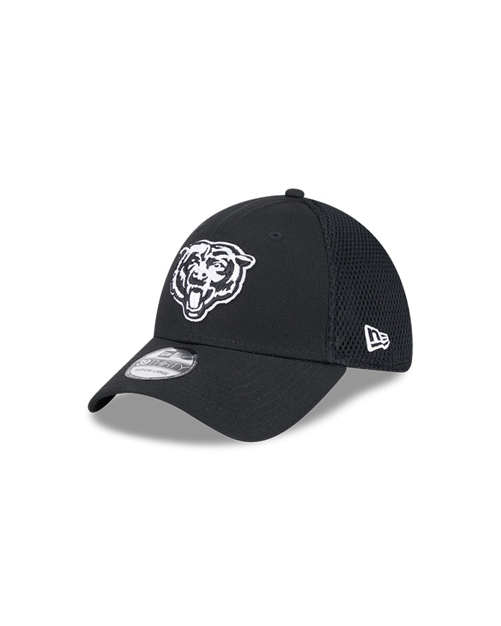 New Era Chicago Bears Black Main Neo 39THIRTY Flex Hat