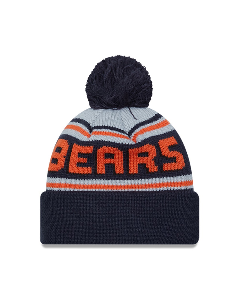 New Era Chicago Bears Cuffed Knit Hat with Pom