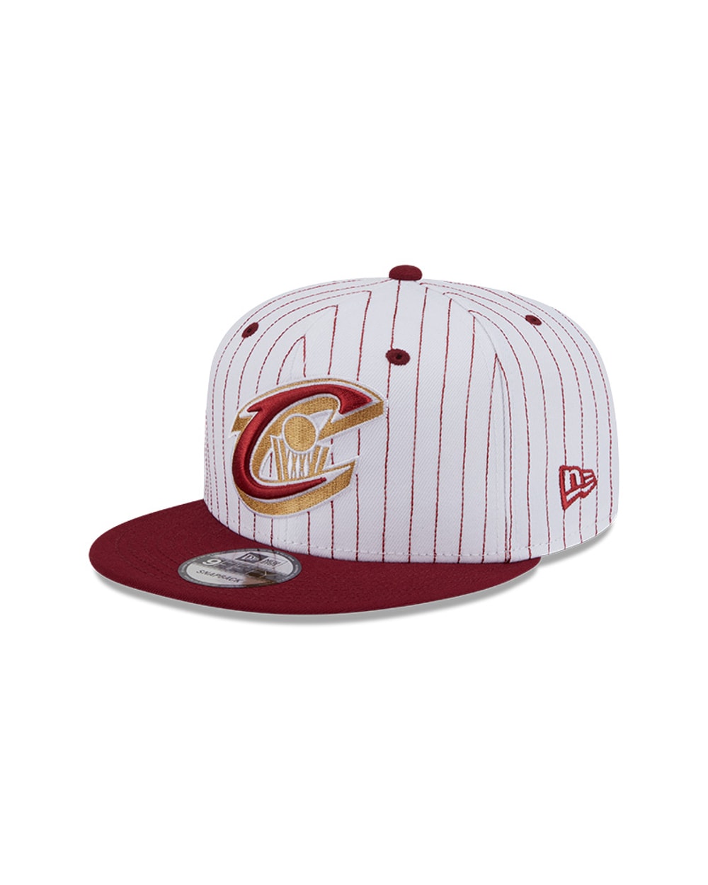 New Era Cleveland Cavaliers Deceptor Pinstripe 9FIFTY Snapback Hat