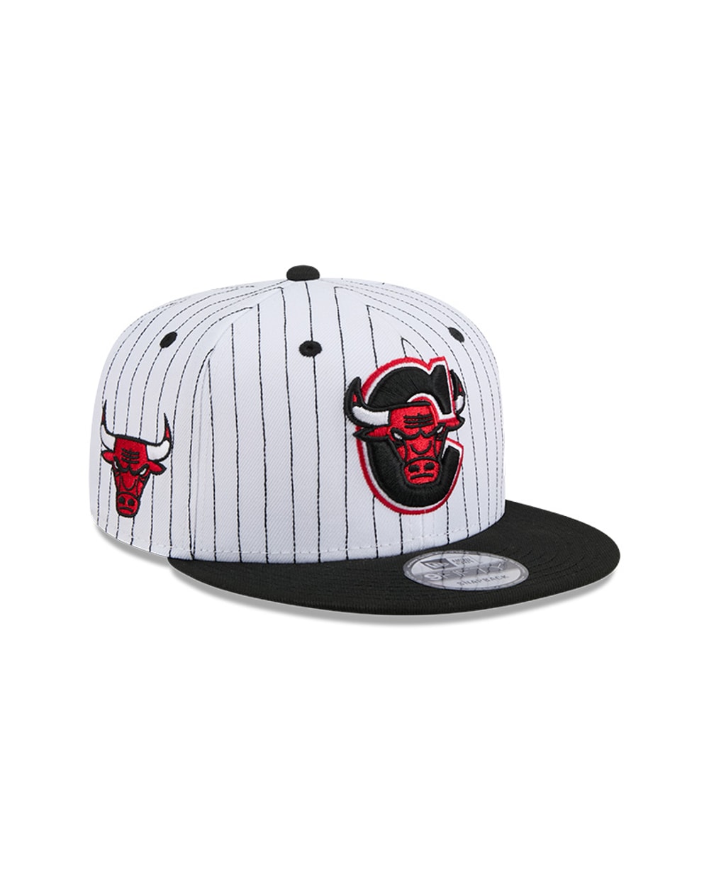New Era Chicago Bulls Deceptor Pinstripe 9FIFTY Snapback Hat