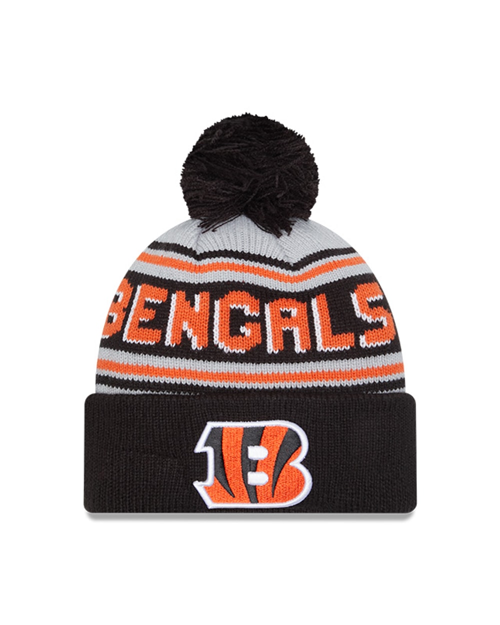 New Era Cincinnati Bengals Cuffed Knit Hat with Pom