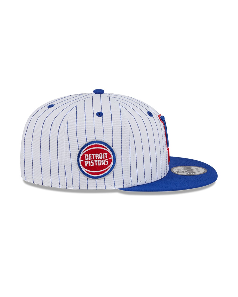 New Era Detroit Pistons Deceptor Pinstripe 9FIFTY Snapback Hat