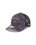 New Era Green Bay Packers 2025 Crucial Catch 9FORTY M-Crown A-Frame Trucker Hat
