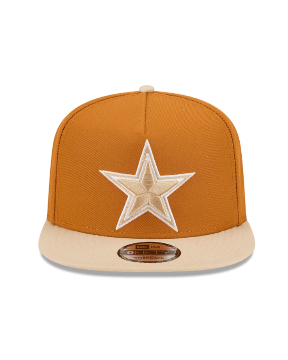 New Era Dallas Cowboys Brown/Khaki Color Pack A-Frame 9FIFTY Snapback Hat