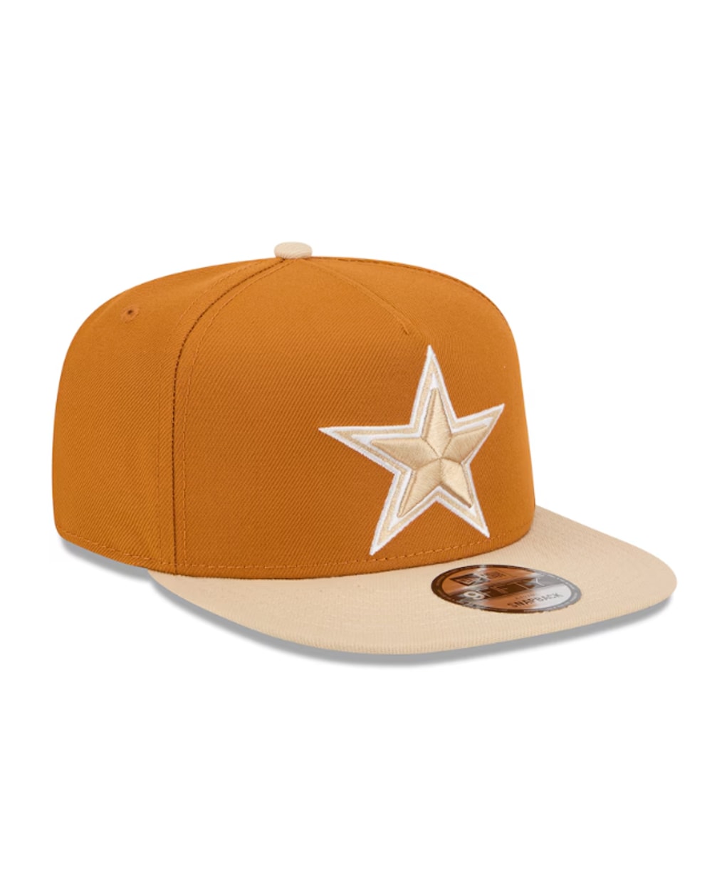 New Era Dallas Cowboys Brown/Khaki Color Pack A-Frame 9FIFTY Snapback Hat