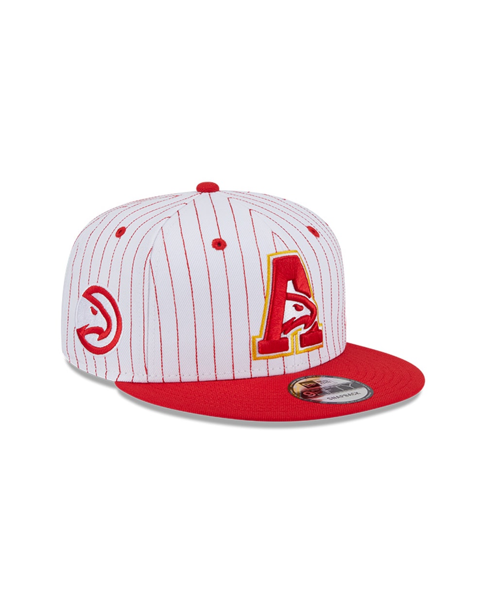 New Era Atlanta Hawks Deceptor Pinstripe 9FIFTY Snapback Hat