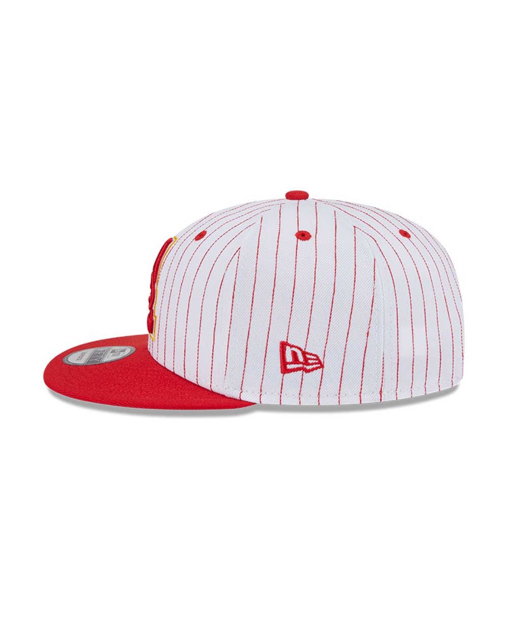 New Era Atlanta Hawks Deceptor Pinstripe 9FIFTY Snapback Hat