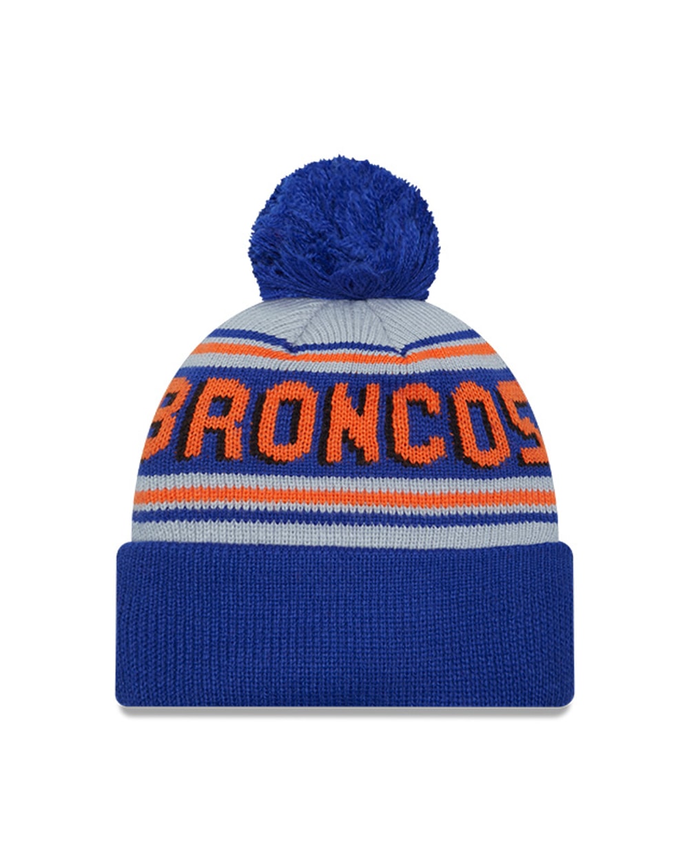 New Era Denver Broncos Cuffed Knit Hat with Pom