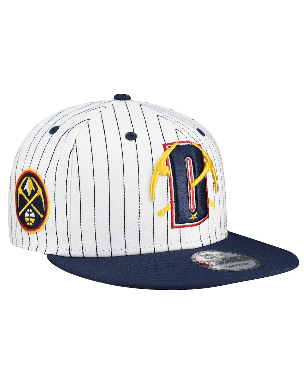 New Era Denver Nuggets Deceptor Pinstripe 9FIFTY Snapback Hat