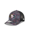 New Era San Francisco 49ers 2025 Crucial Catch 9FORTY M-Crown A-Frame Trucker Hat