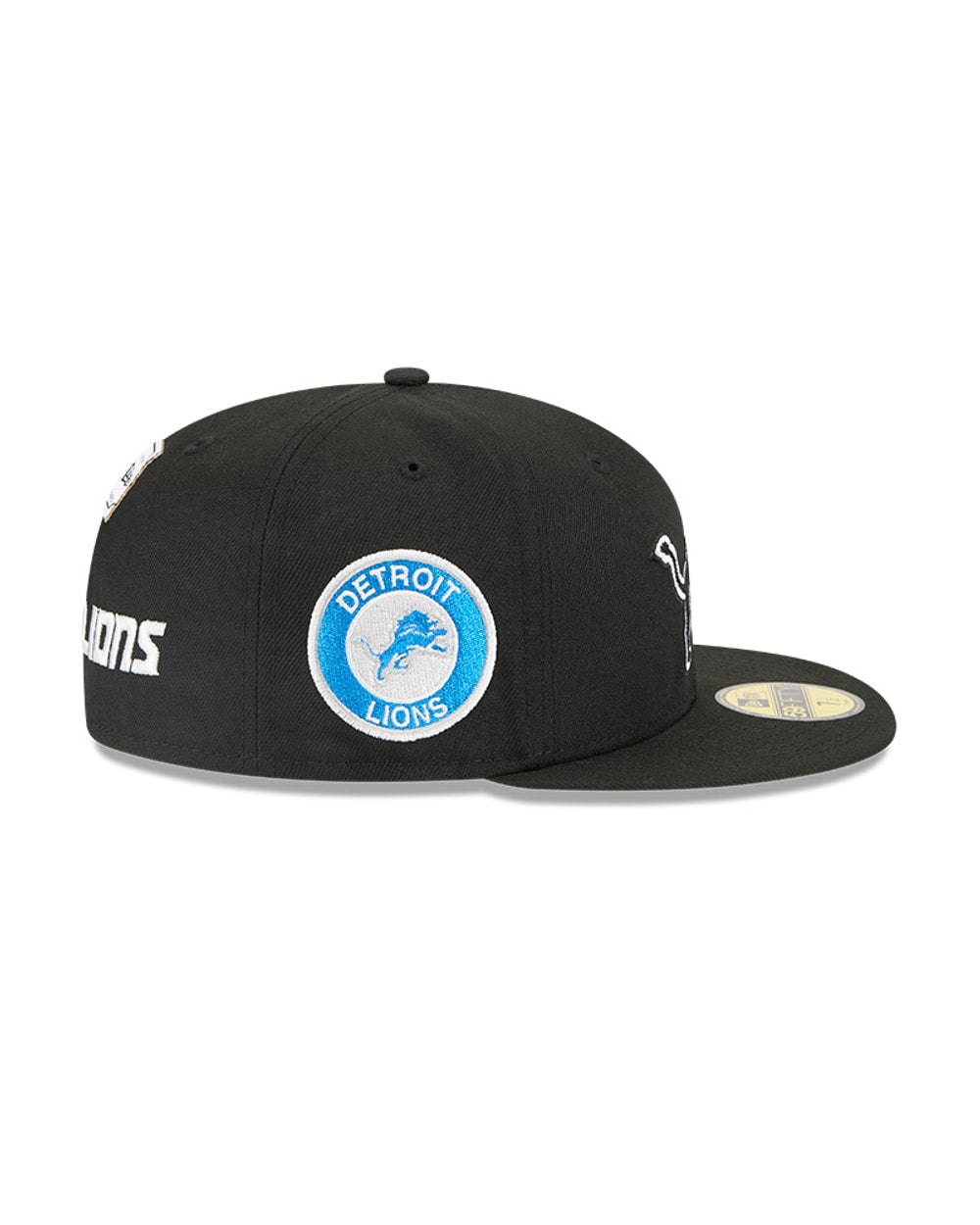 New Era Detroit Lions Alpha Industries Black 59FIFTY Fitted Hat
