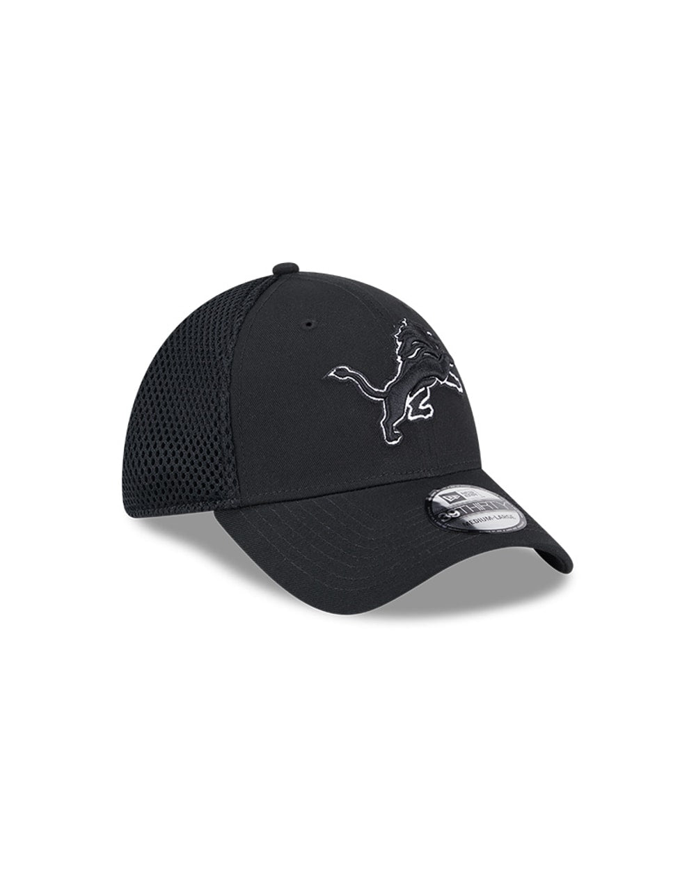 New Era Detroit Lions Black Main Neo 39THIRTY Flex Hat